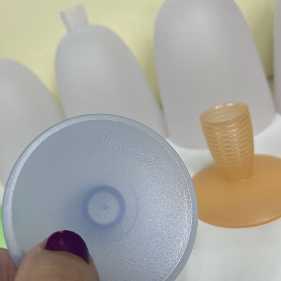 Tupperware Impressions Parfait Goblet Dessert Cup 4124 & 4094 Pastels - Picture 4 of 4